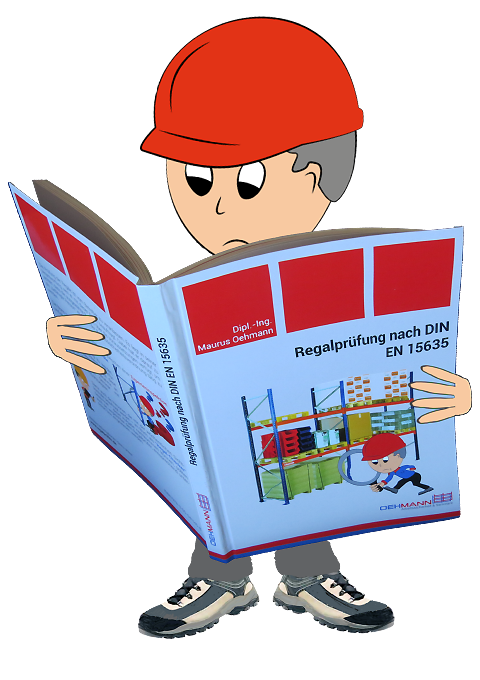 Regalprüfer mit Regalprüferbuch